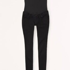 Abercrombie & Fitch Black Straight Leg Jeans